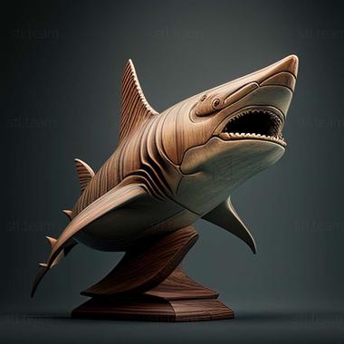 3D model Carcharhinus tilstoni (STL)